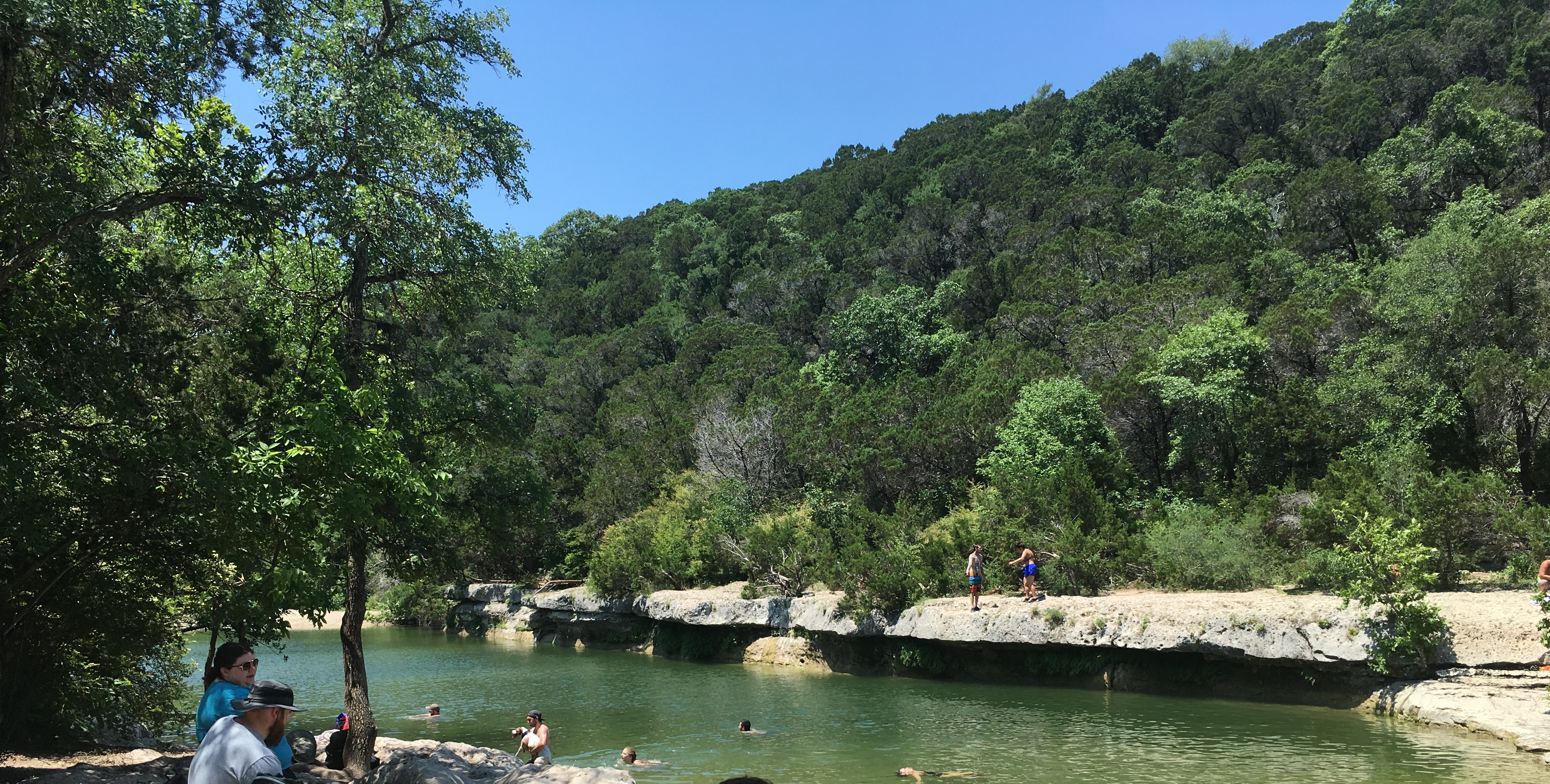 Swimming hole along Barton Creek