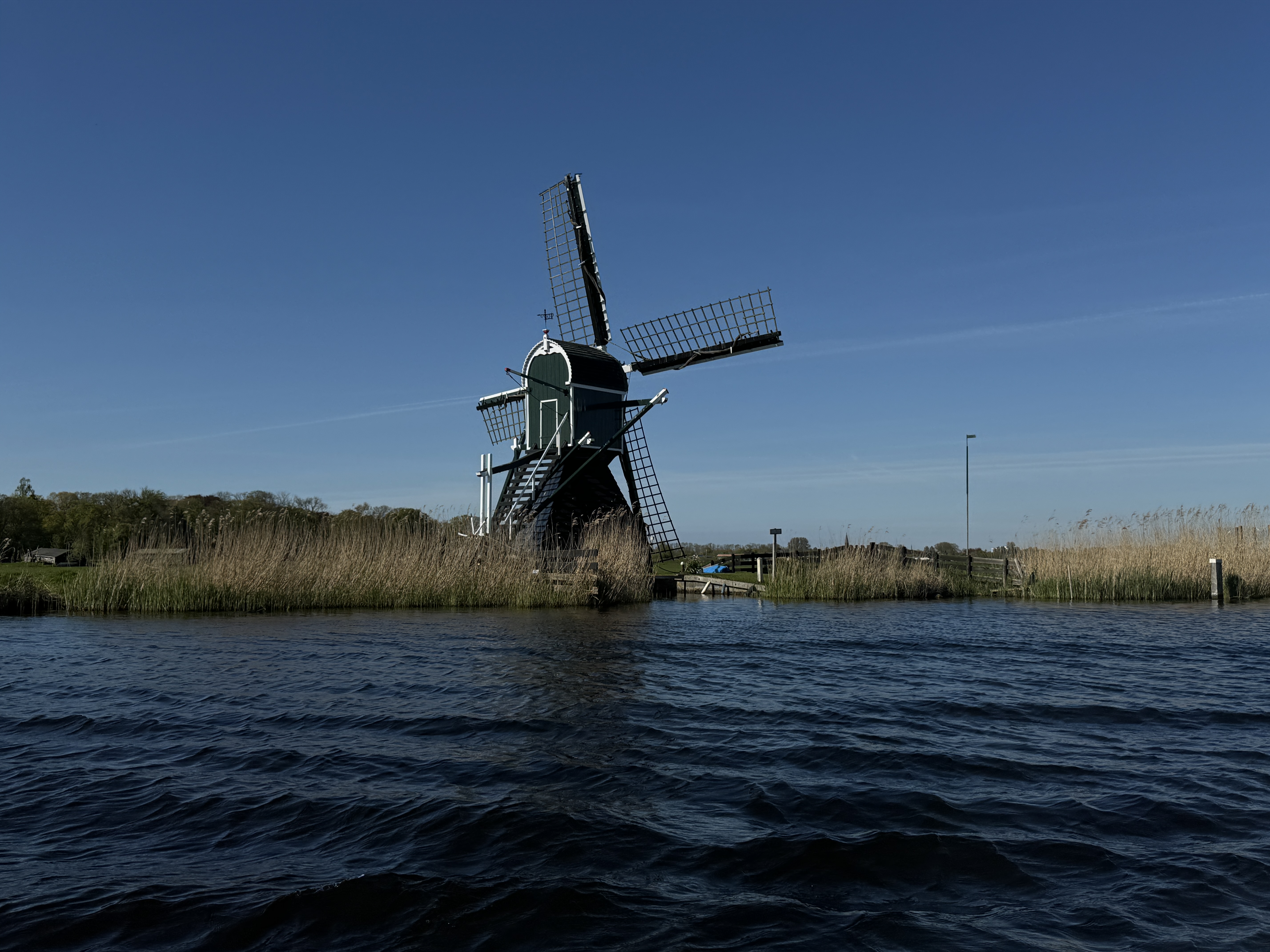 A windmill in the Netherlands