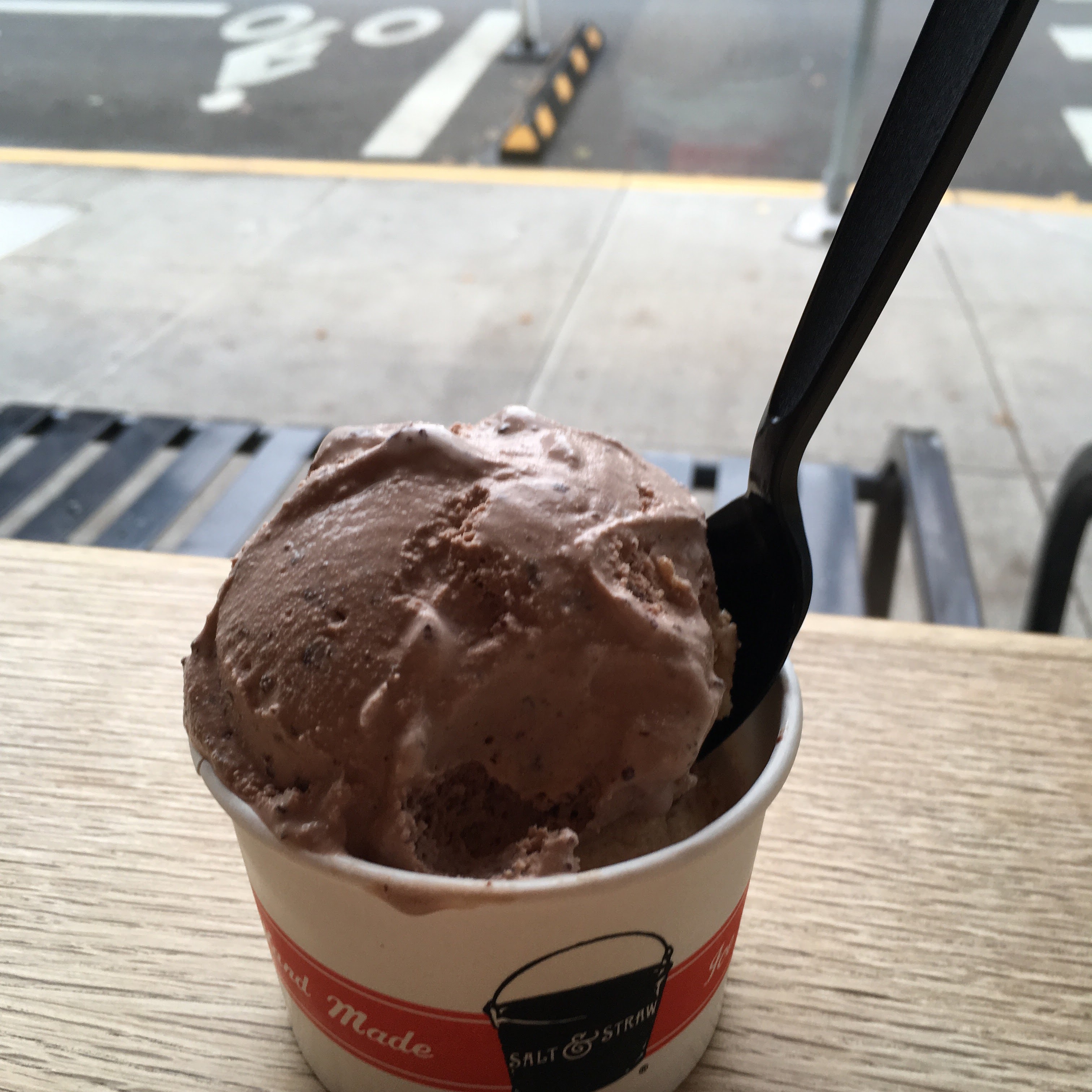 Chocolate Ice Cream from Salt & Straw in Portland, OR