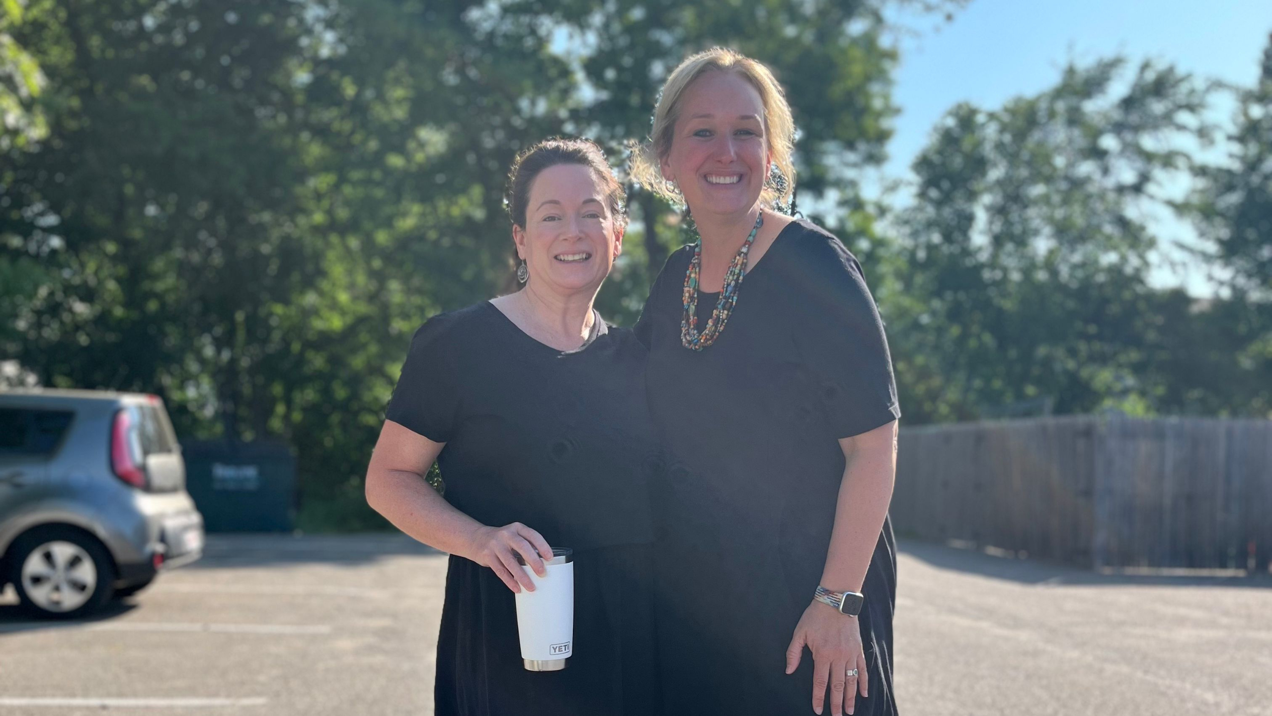 Katy Boucher and Jacqui Finn