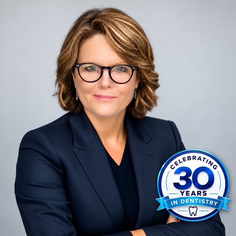 Anne Genge, founder and CEO of Myla Training Corp., celebrating 30 years in dentistry