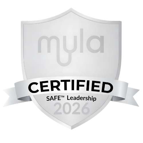 The Myla SAFE Leadership™ Certification Badge