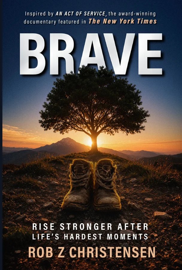 BRAVE book cover by Rob Z Christensen