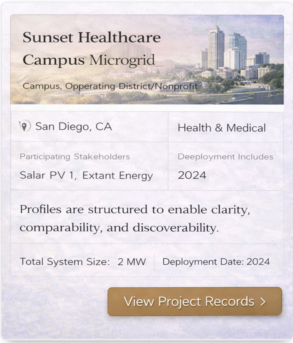Project record example