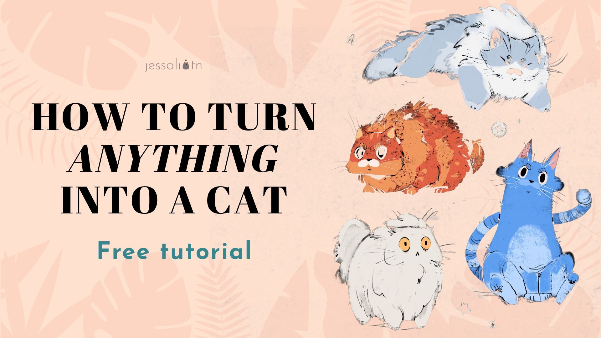 Cat Banner Tutorial 🐾 Get my free tutorial!