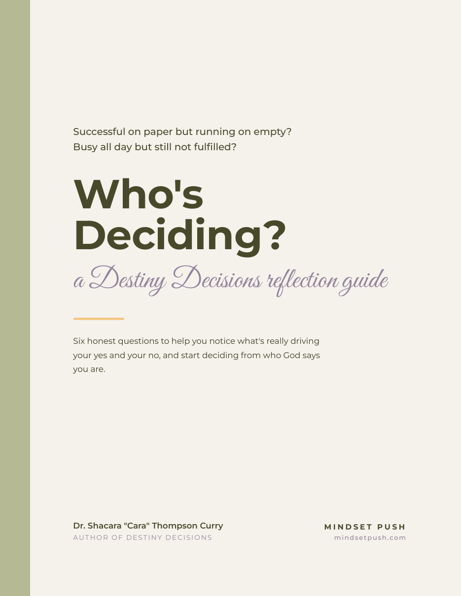Who's Deciding? reflection guide cover