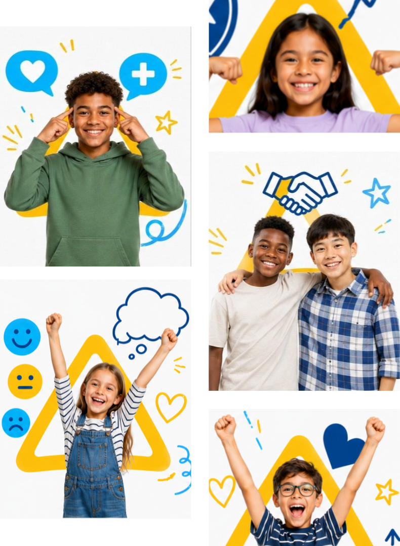 Placeholder — small group of kids talking or playing together