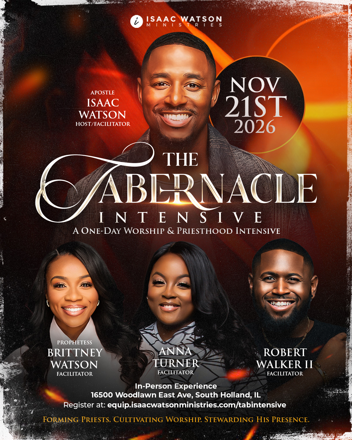 The Tabernacle Intensive — Saturday, November 21, 2026