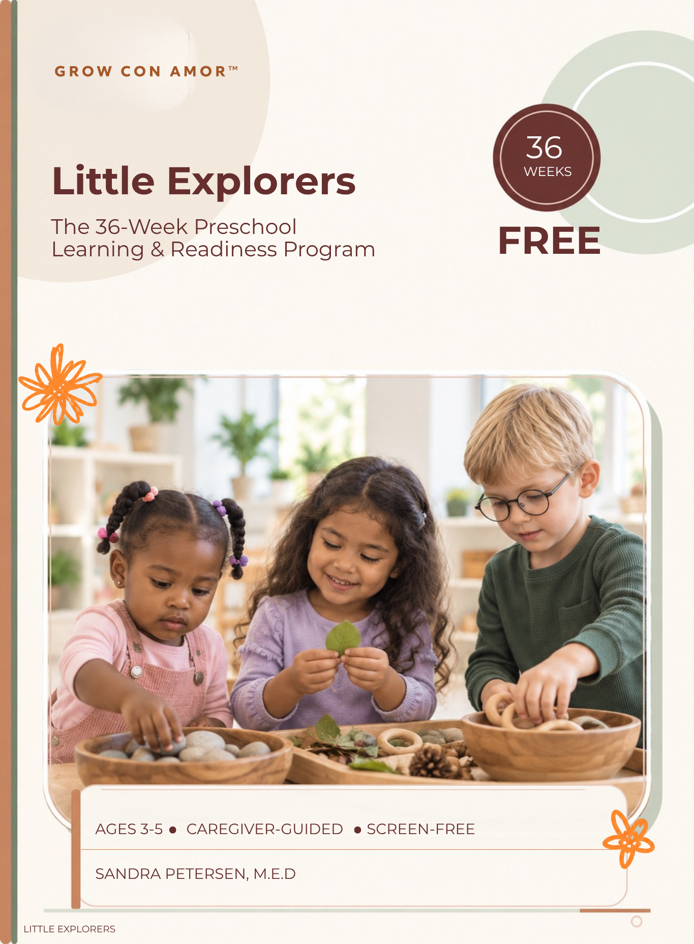 Little Explorers free playbook cover