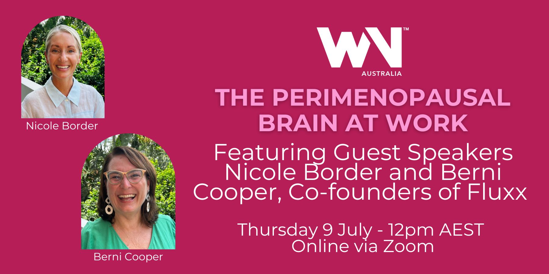 The Perimenopausal Brain at Work webinar for Women's Network Australia