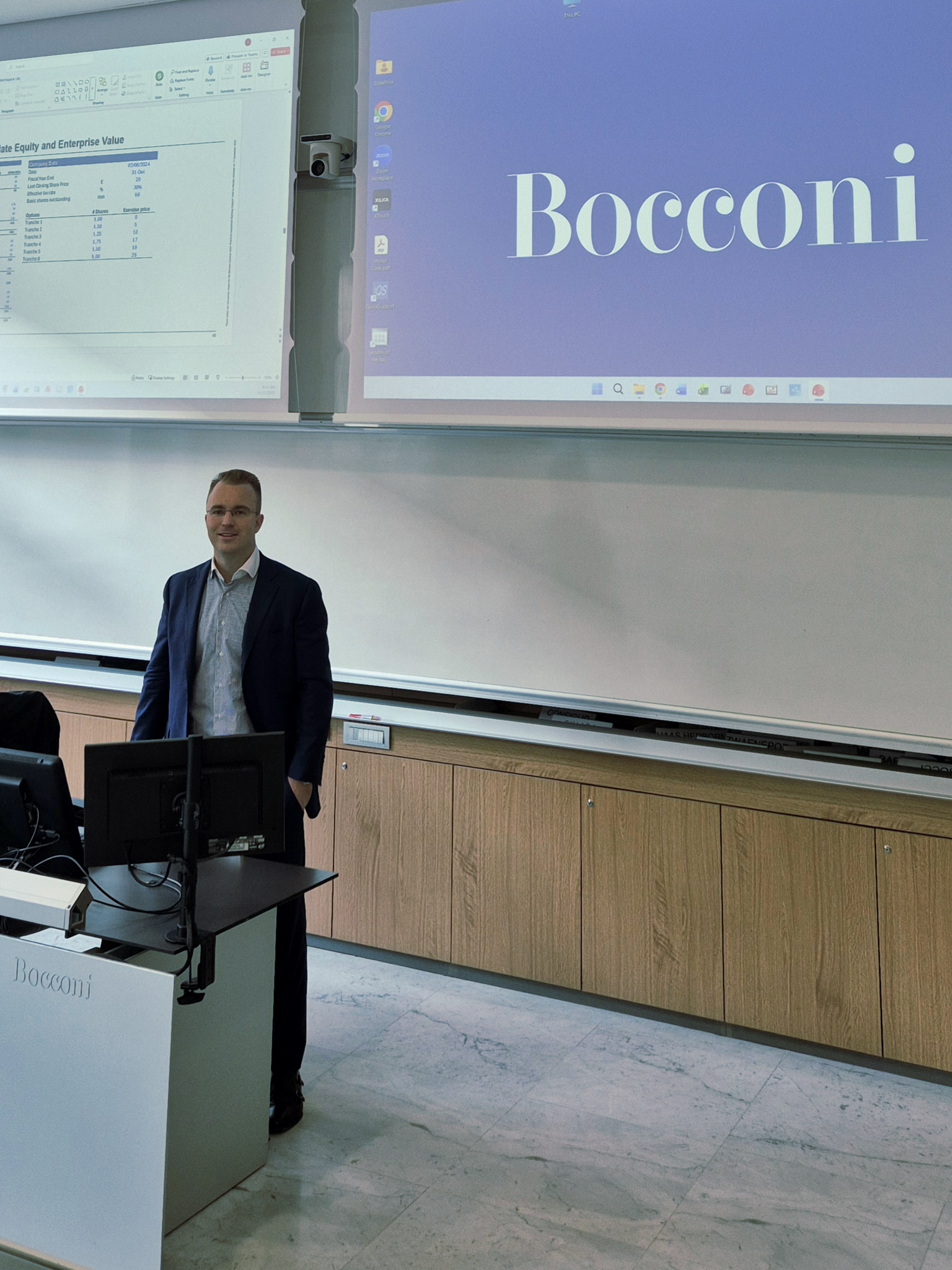 Guest Lecturer at Bocconi