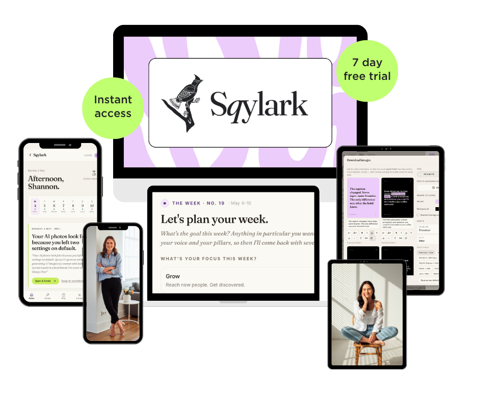 Sqylark on desktop, laptop, and phone