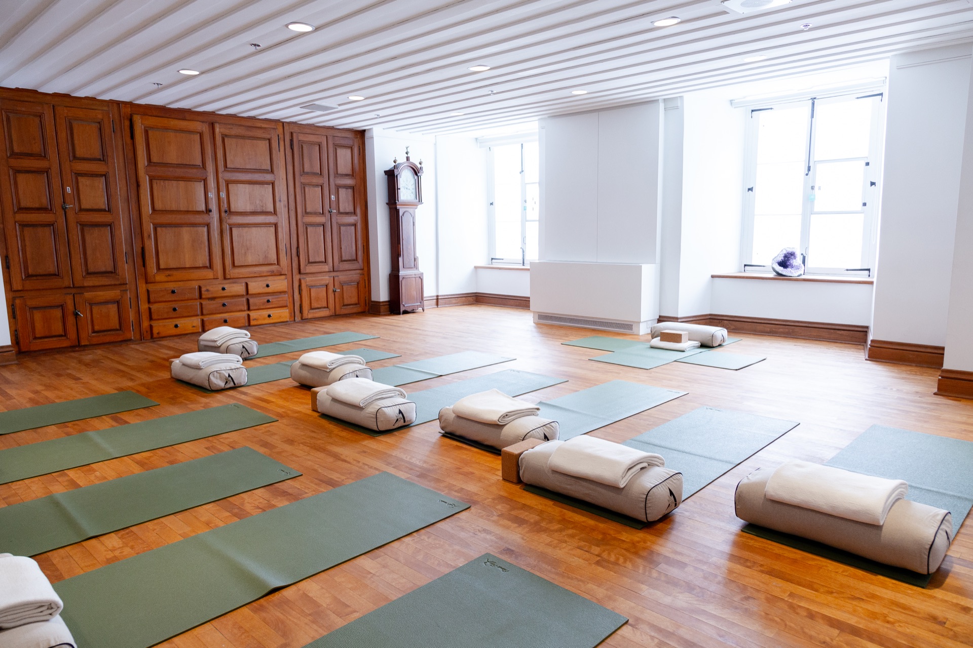 La salle de yoga du Monastère des Augustines