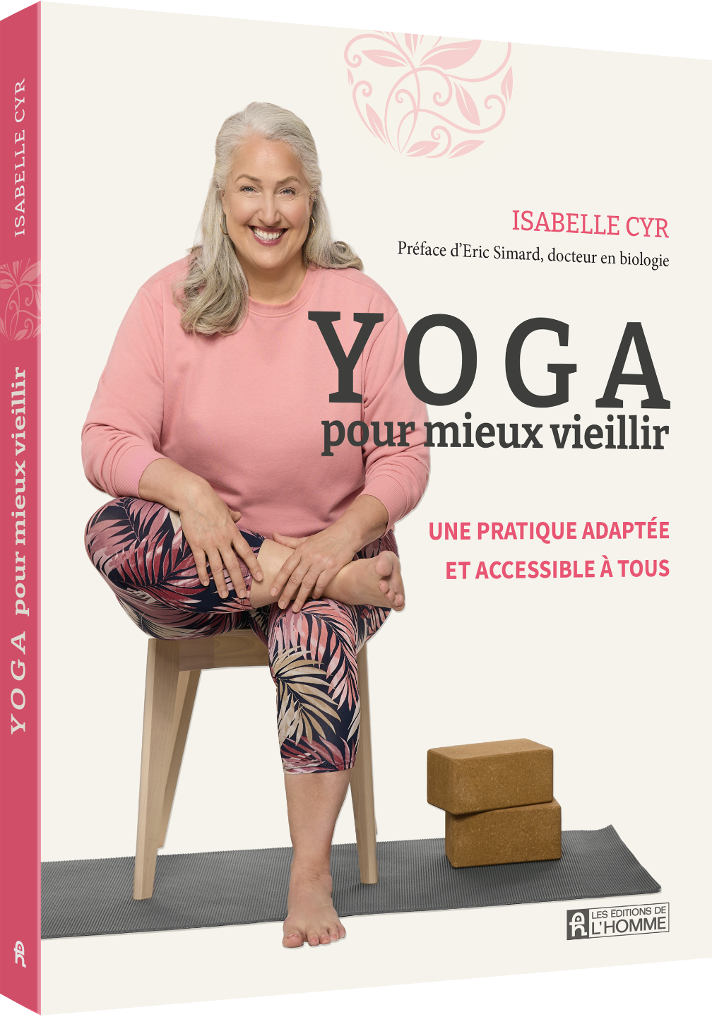 Couverture du livre Yoga pour mieux vieillir d’Isabelle Cyr