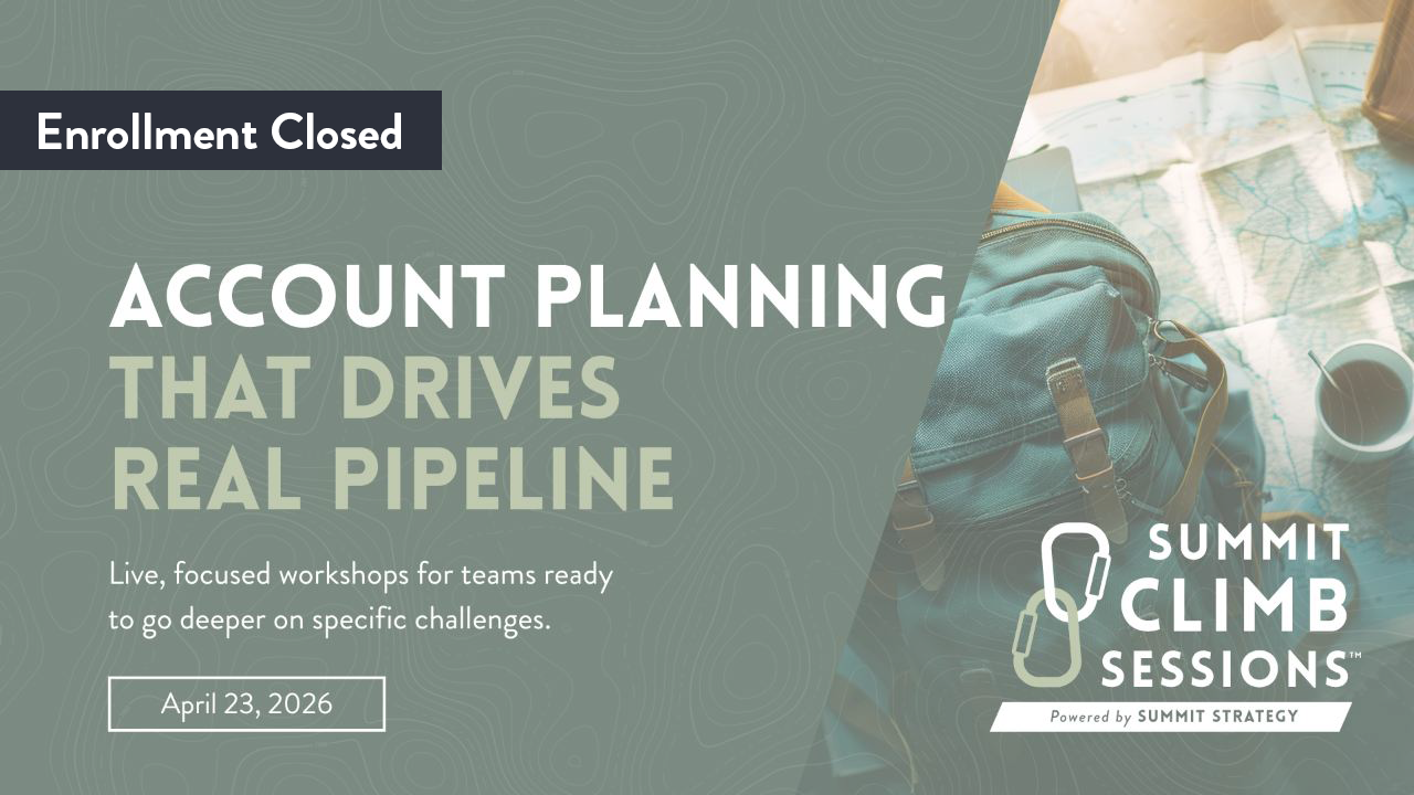 Account Planning that Drives Real Pipeline