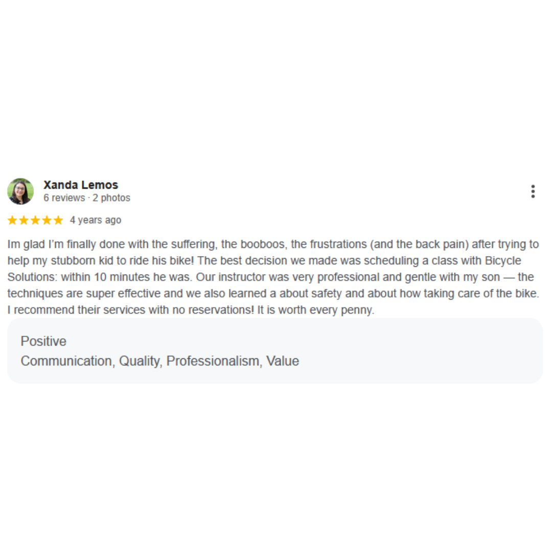 Google Review by Xanda Lemos