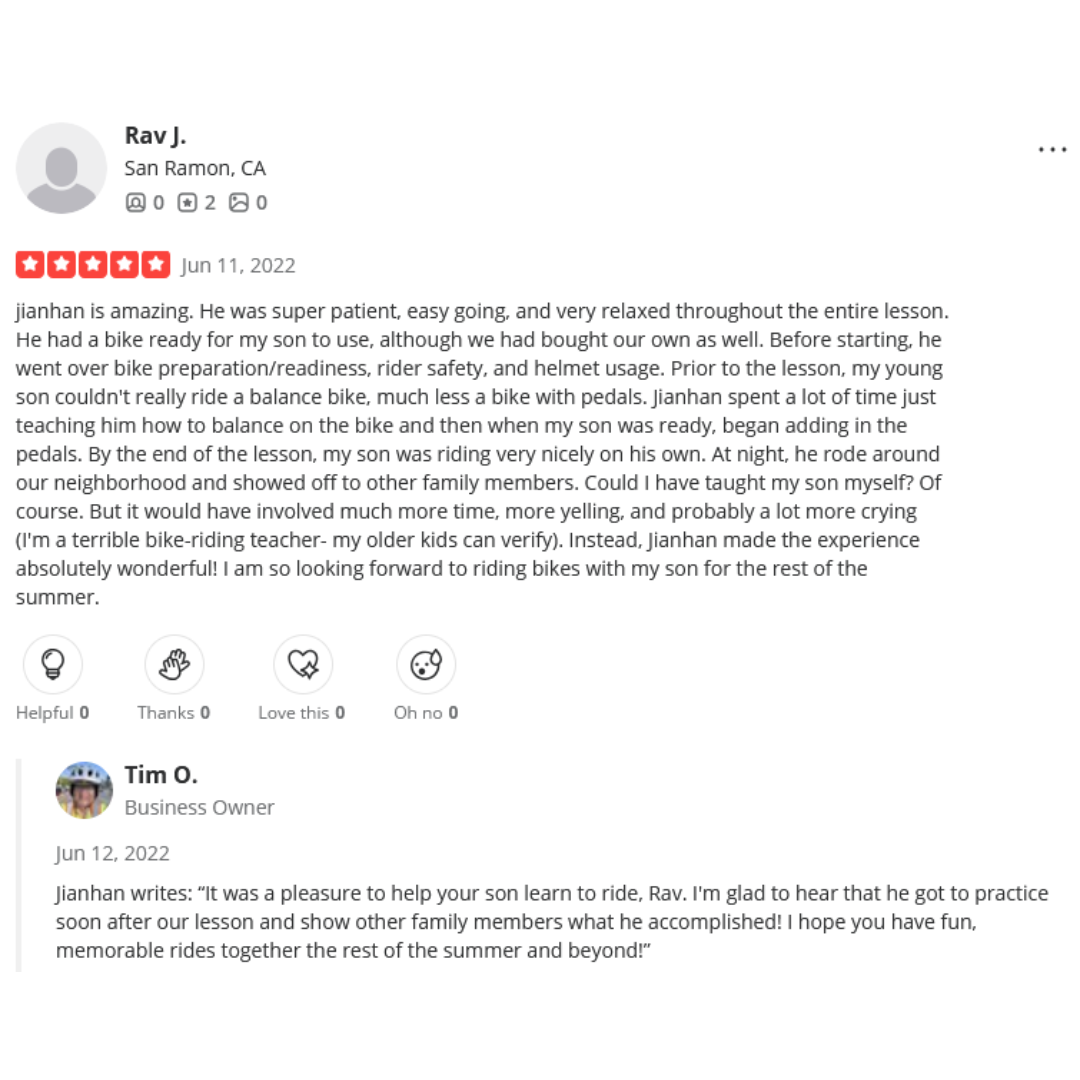 Yelp Review by Rav J.