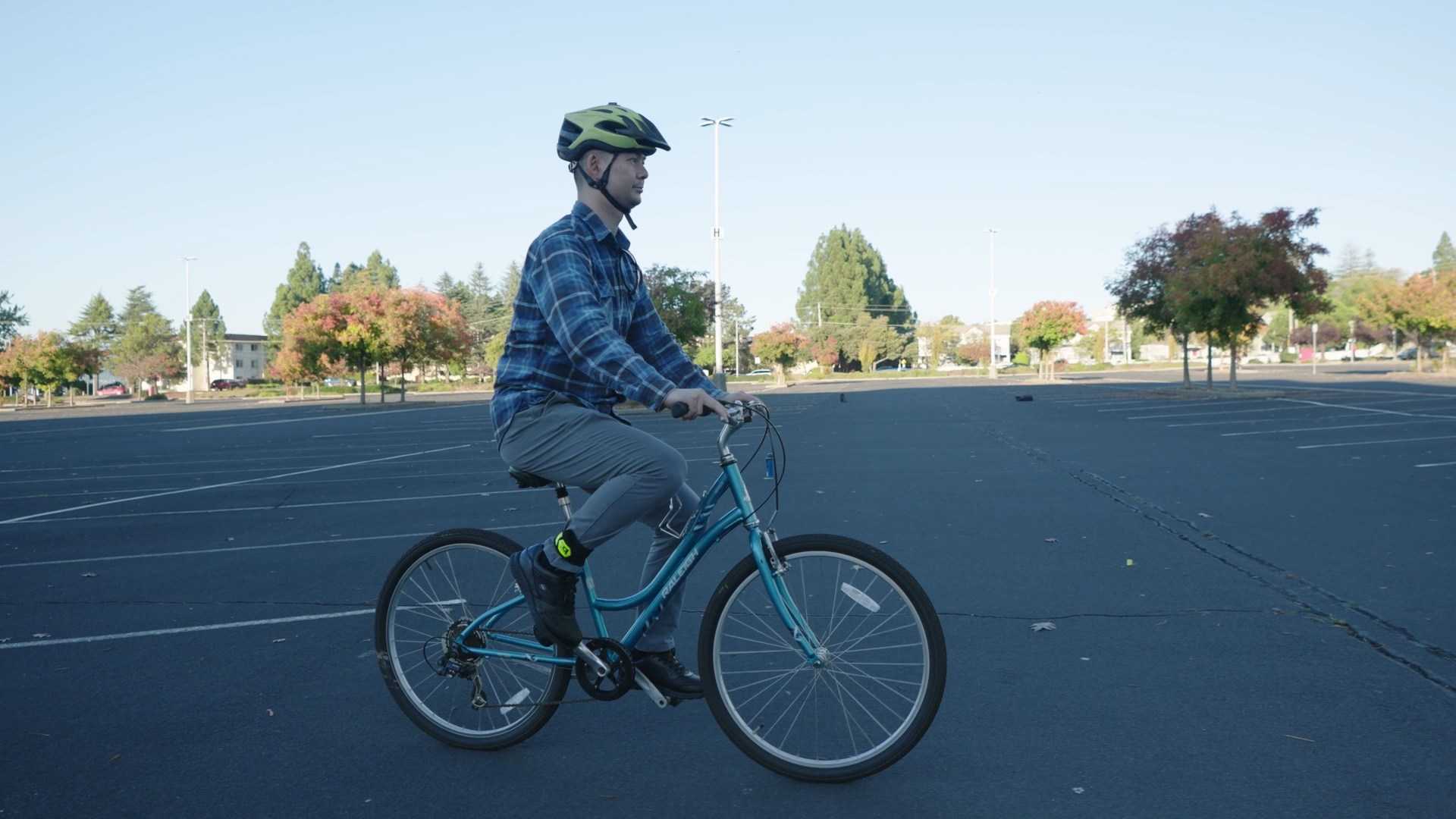 Bicycle Instructor Riding