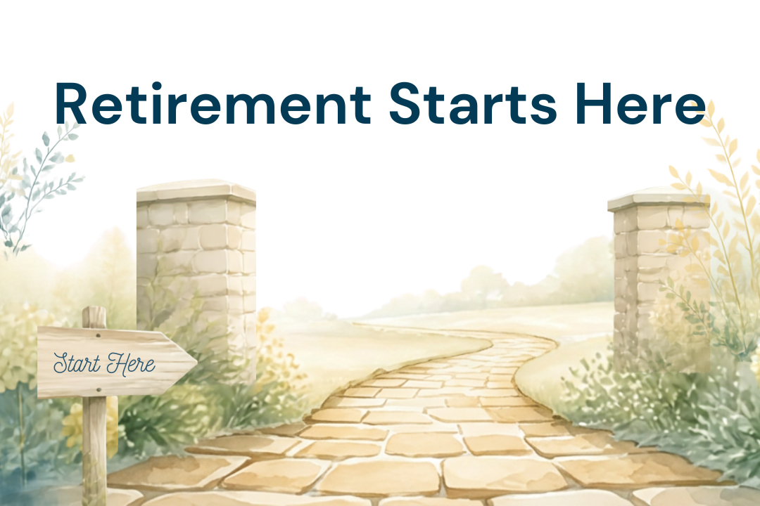 Retirement Starts Here course visual