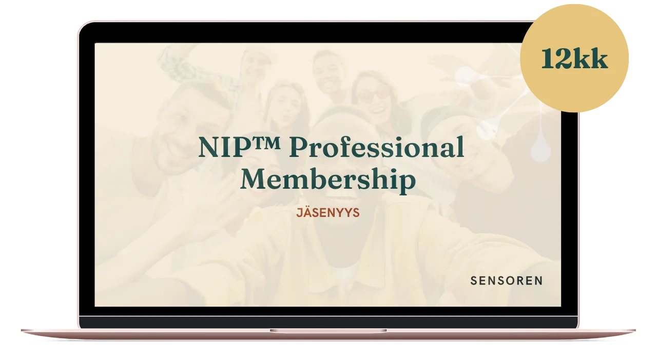Neuroinclusive Professional Membership jäsenyysohjelman kansi tietokoneruudulla