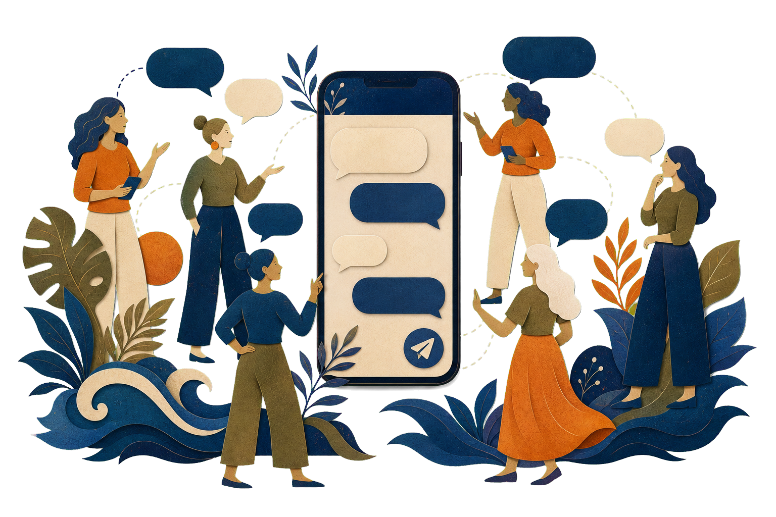 Illustration du groupe Telegram privé Absolu Physio