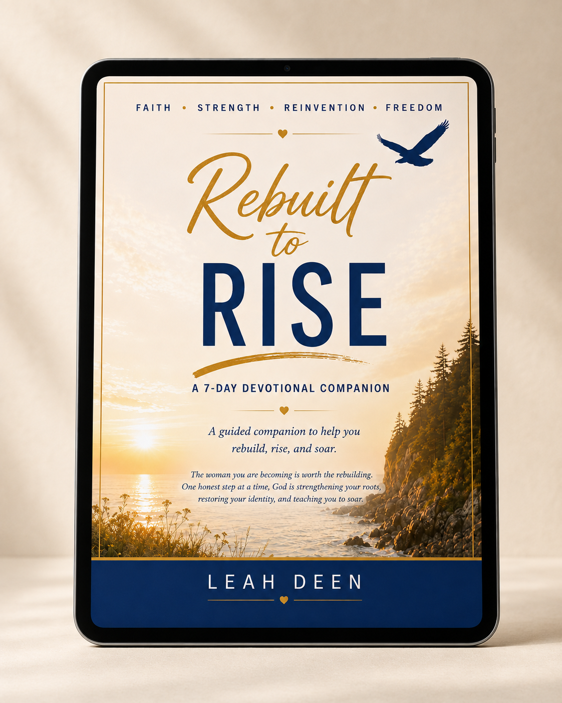 Rebuilt to Rise seven-day Christian devotional by Leah Deen