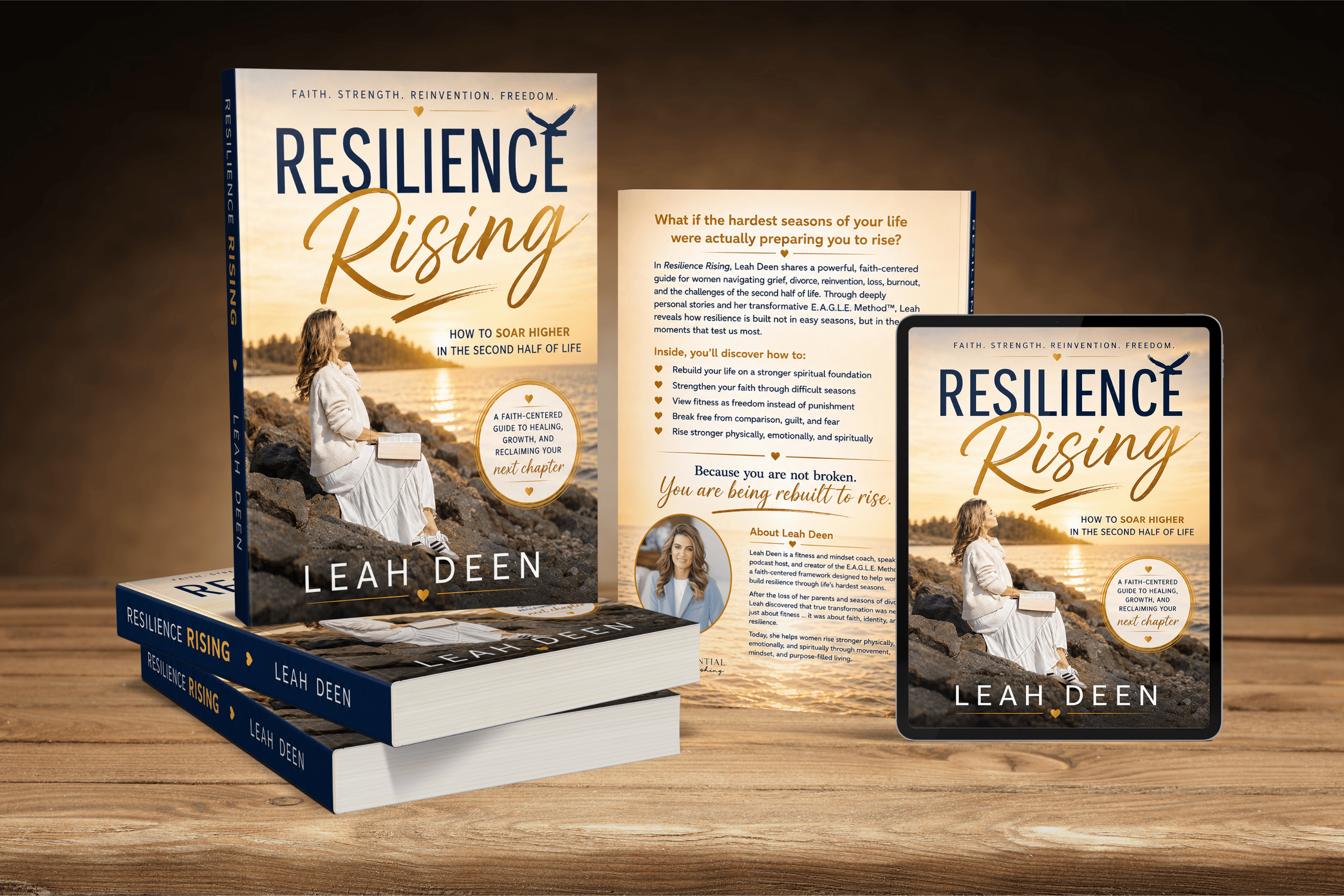 Resilience Rising by Leah Deen, paperback and digital book