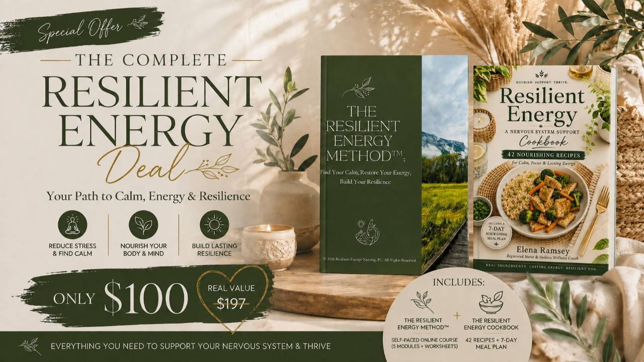 The Resilient Energy Cookbook – 42 Healthy Recipes, Meals, Snacks & Herbal Teas