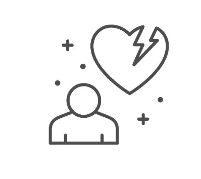 Broken Heart Illustration