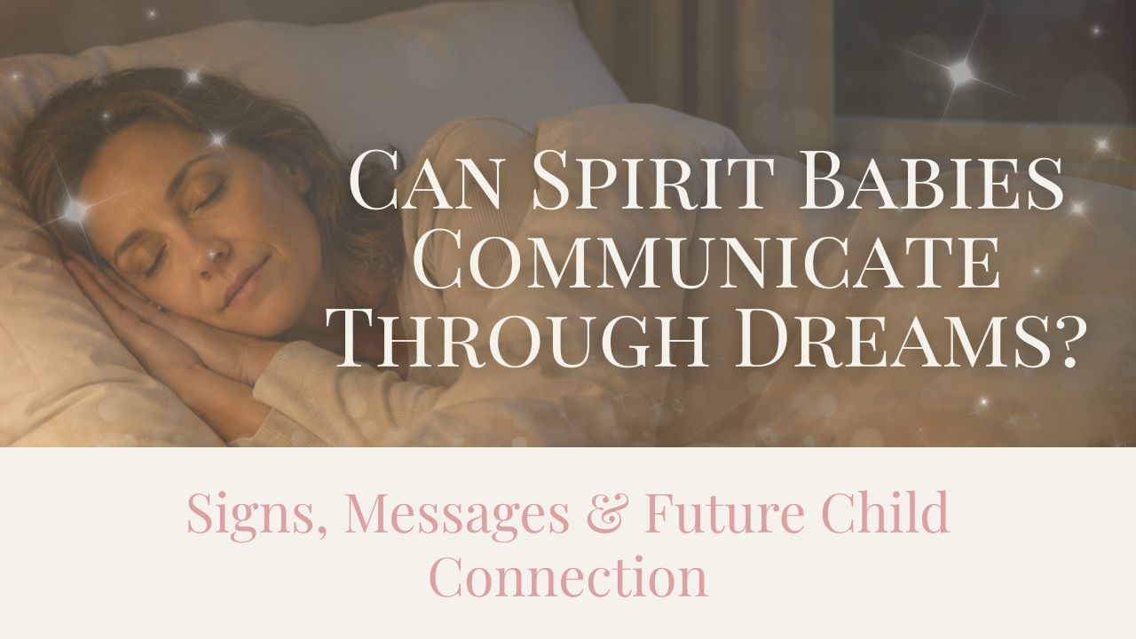 Woman reflecting on a vivid dream about her future child and Spirit Baby communication.