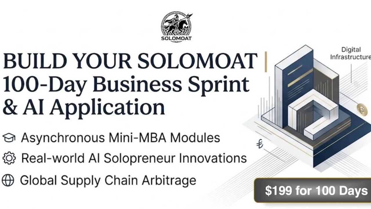 Solomoat 100 Day Startup Sprint Overview