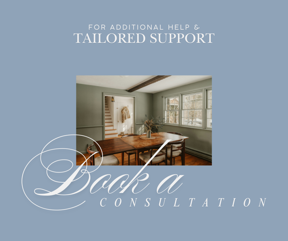 For Additional Help and Tailored Support, book a consultation button icon bookings