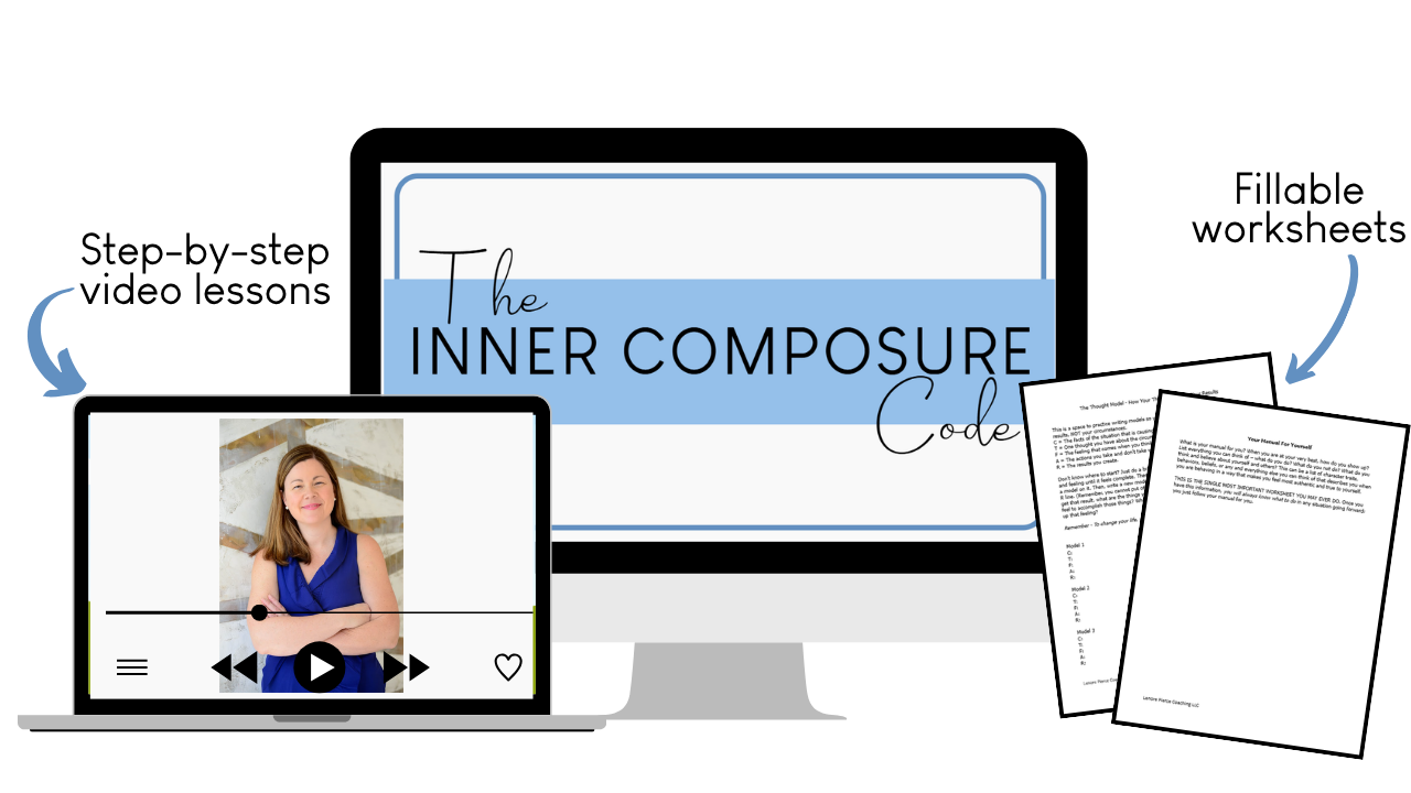 The Inner Composure Code course mockup