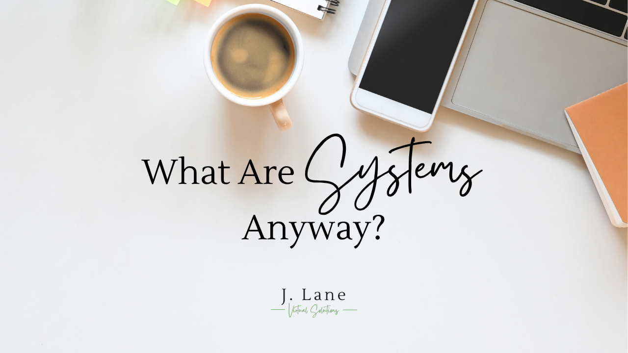 What are Systems Anyway?