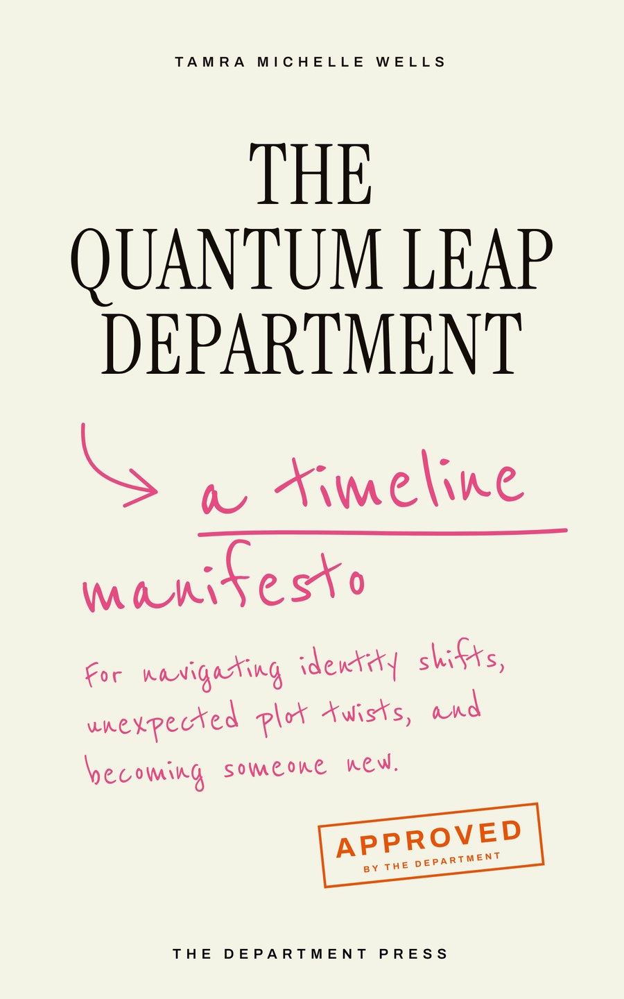 The Quantum Leap Department: A Timeline Manifesto, book cover