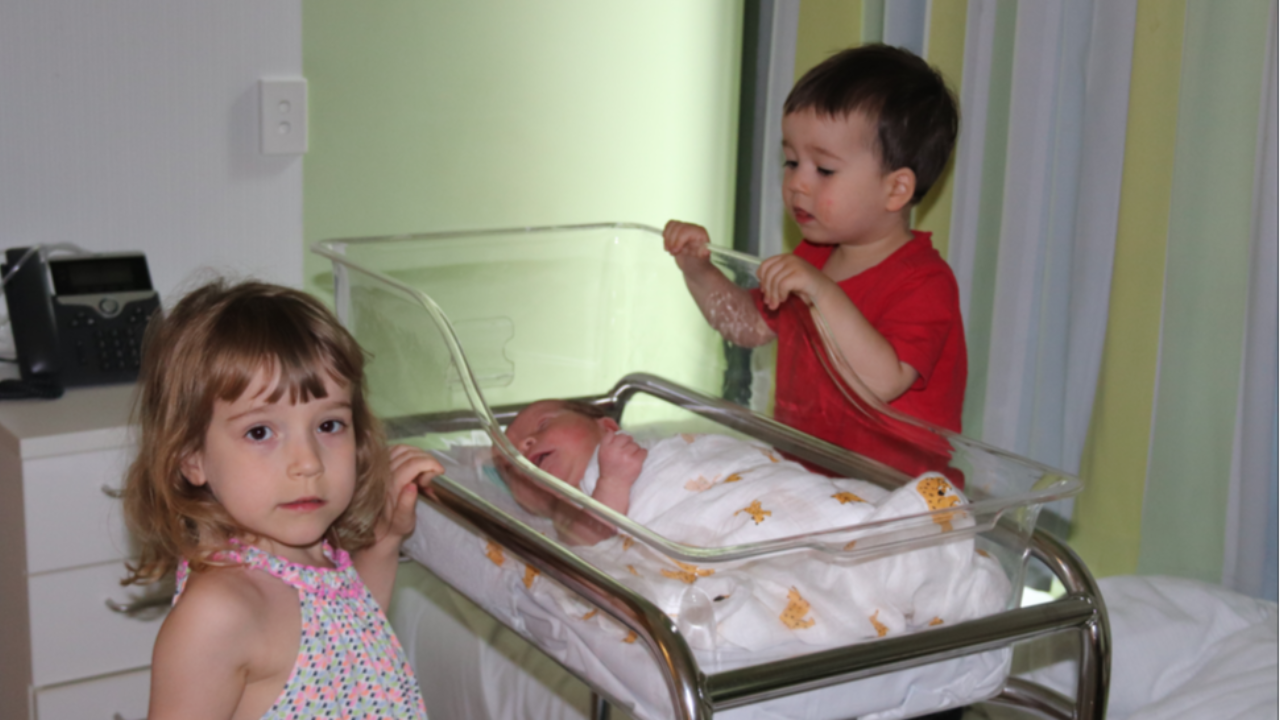 Photograph: newborn baby in hospital