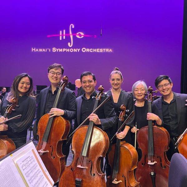 Josh with the Hawaii Symphony Orchestra