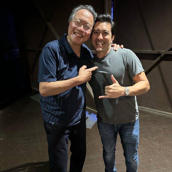 Josh with Yo-Yo Ma