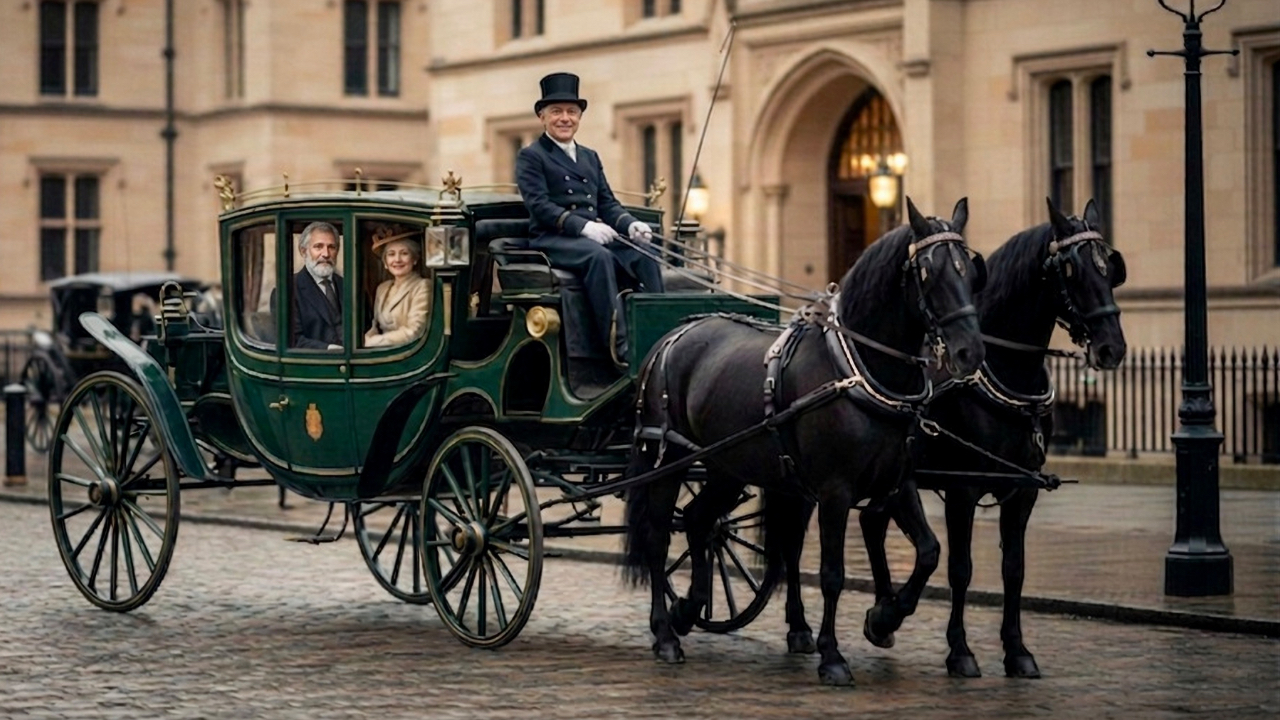 Victorian horse-drawn carriage symbolizing the origins of legacy coaching