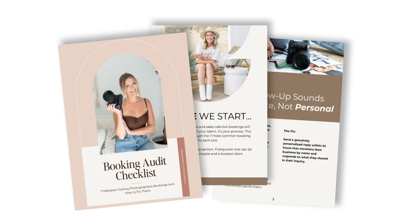 Booking Audit Checklist