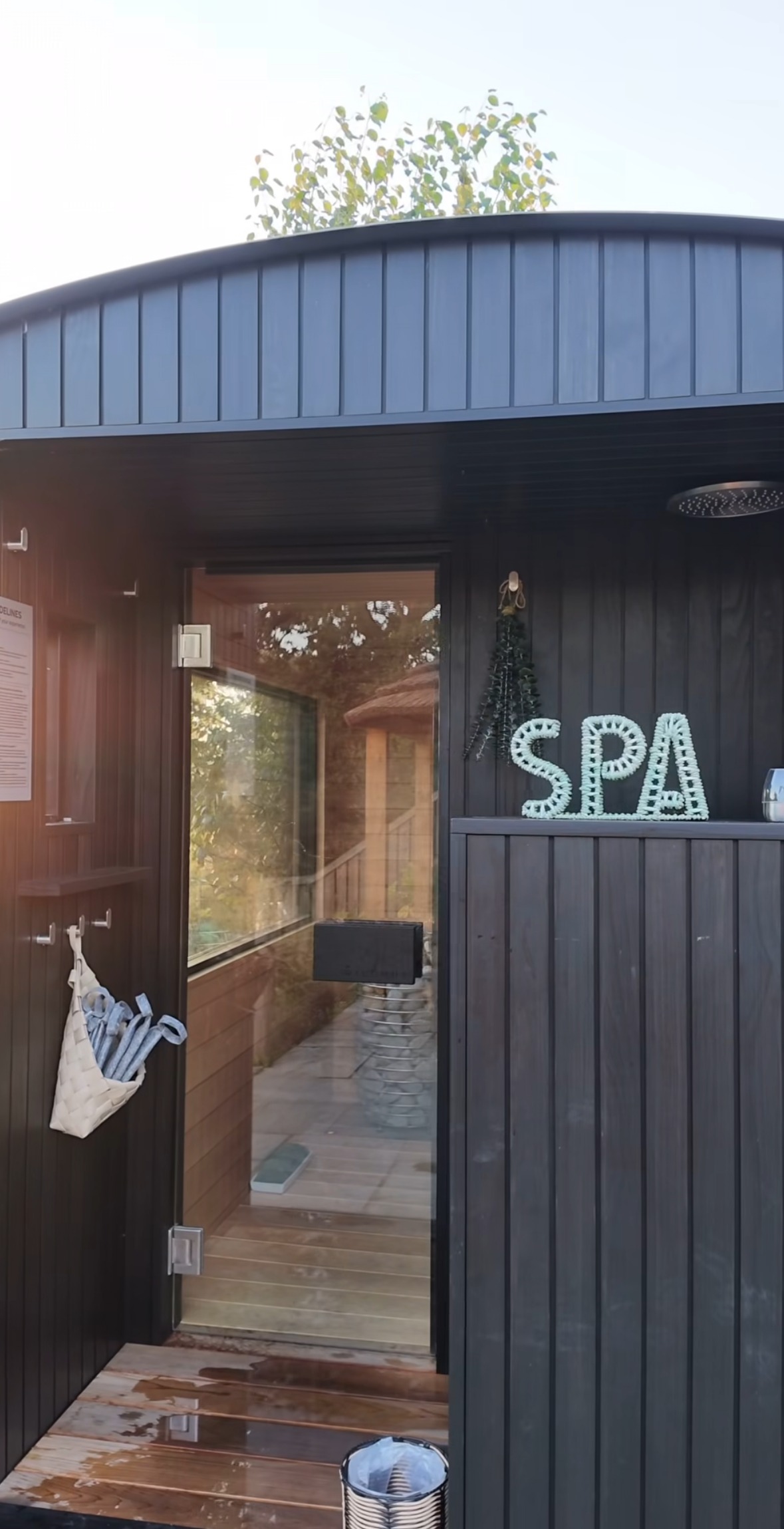 The sauna