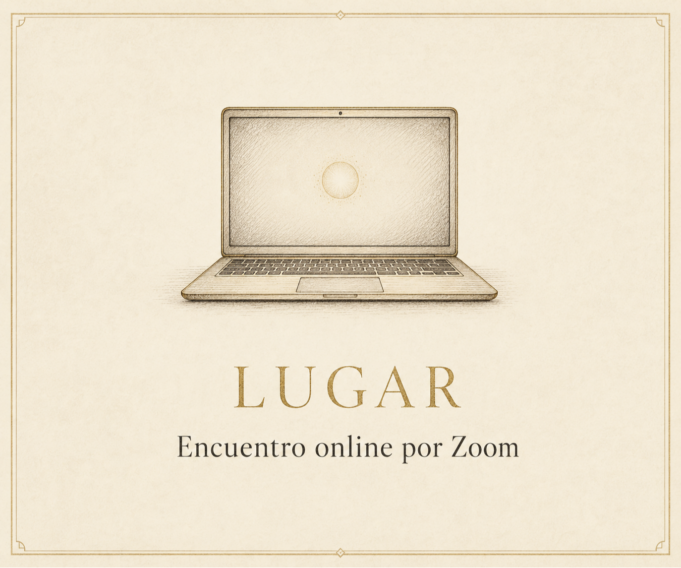 Ordenador para el encuentro online por Zoom