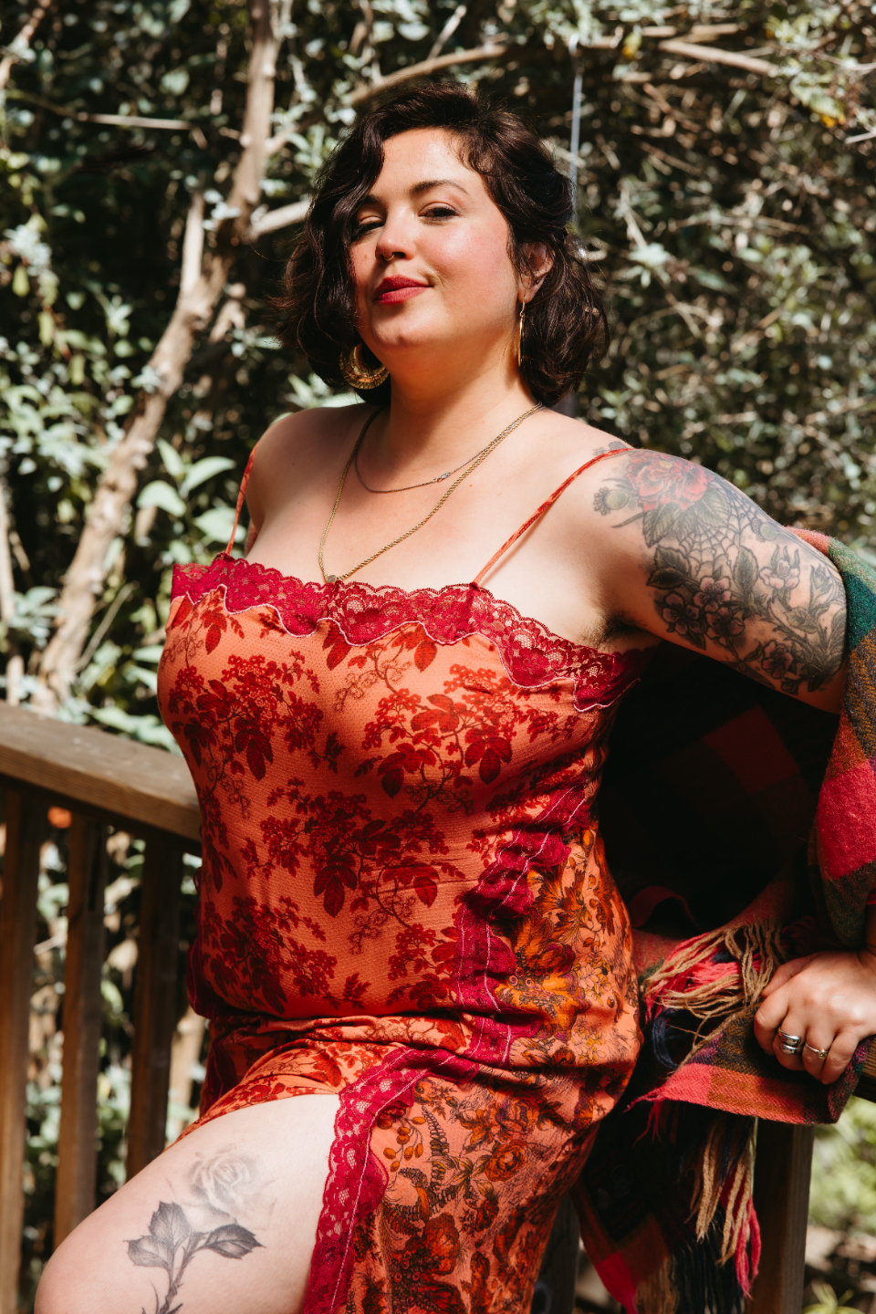 Zoë Kessler, Ayurvedic practitioner and yoga instructor, portrait outdoors