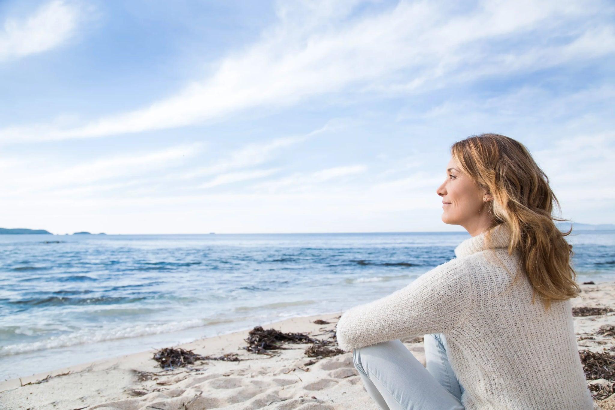 Peaceful wellness moment