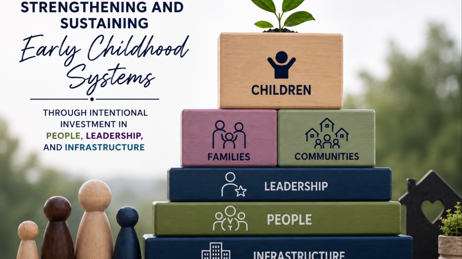 Early childhood leadership and organizational growth illustration by Educators Empowered