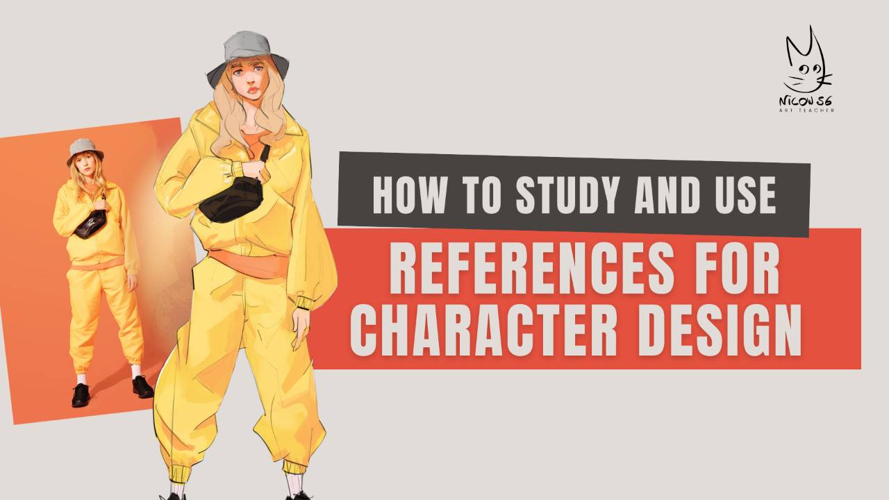 How to study and use References for Character Design