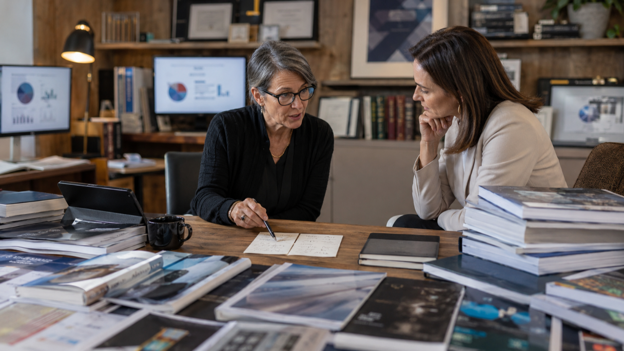 Prospective client ignores a pile of marketing claims and focuses on simple customer evidence presented by a consultant.