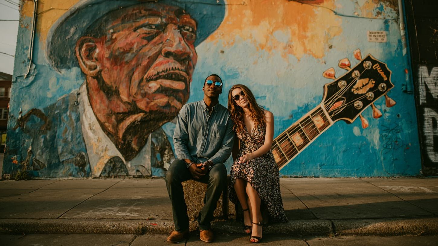 Couple having a relaxed date in Jacson