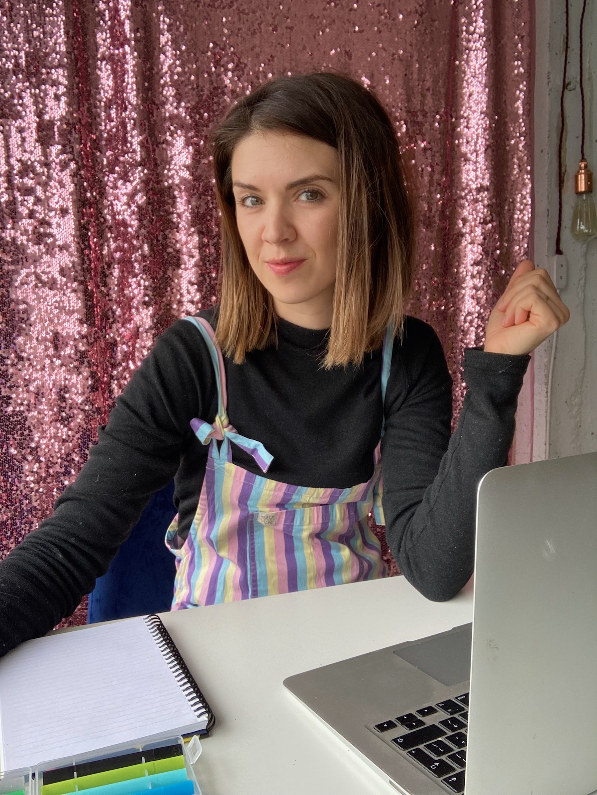 Amy in a 1:1 coaching session