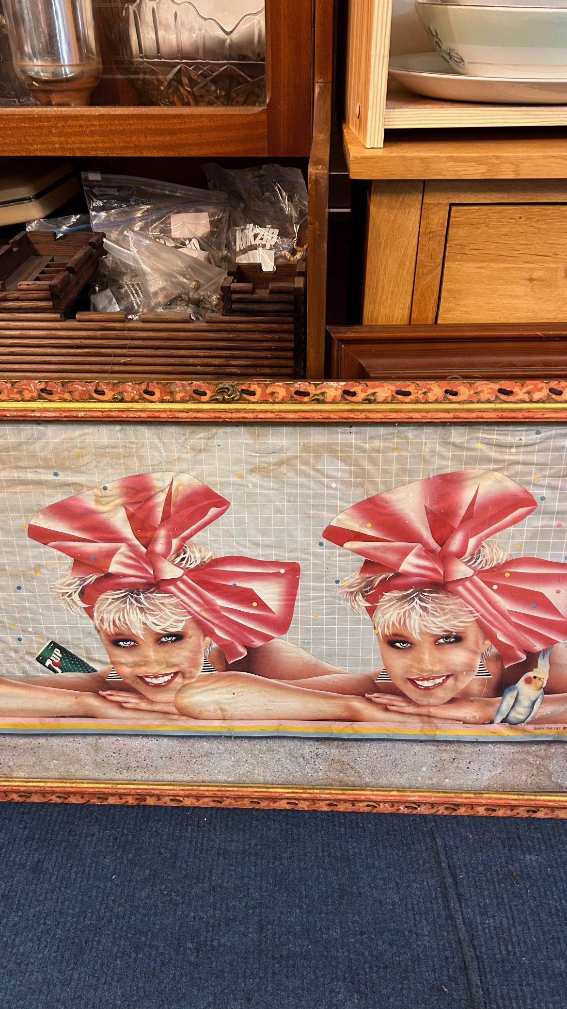 Vintage kitsch artwork, creative inspiration from an artist turned coach